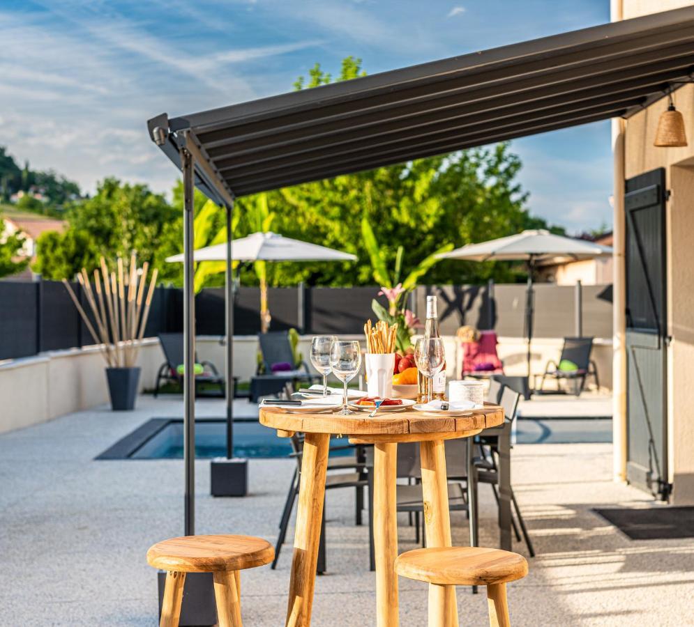 Villa Des Oliviers Sublime Villa Avec Piscine Chauffee Et Privee Et Baby Foot Bon-Encontre Экстерьер фото
