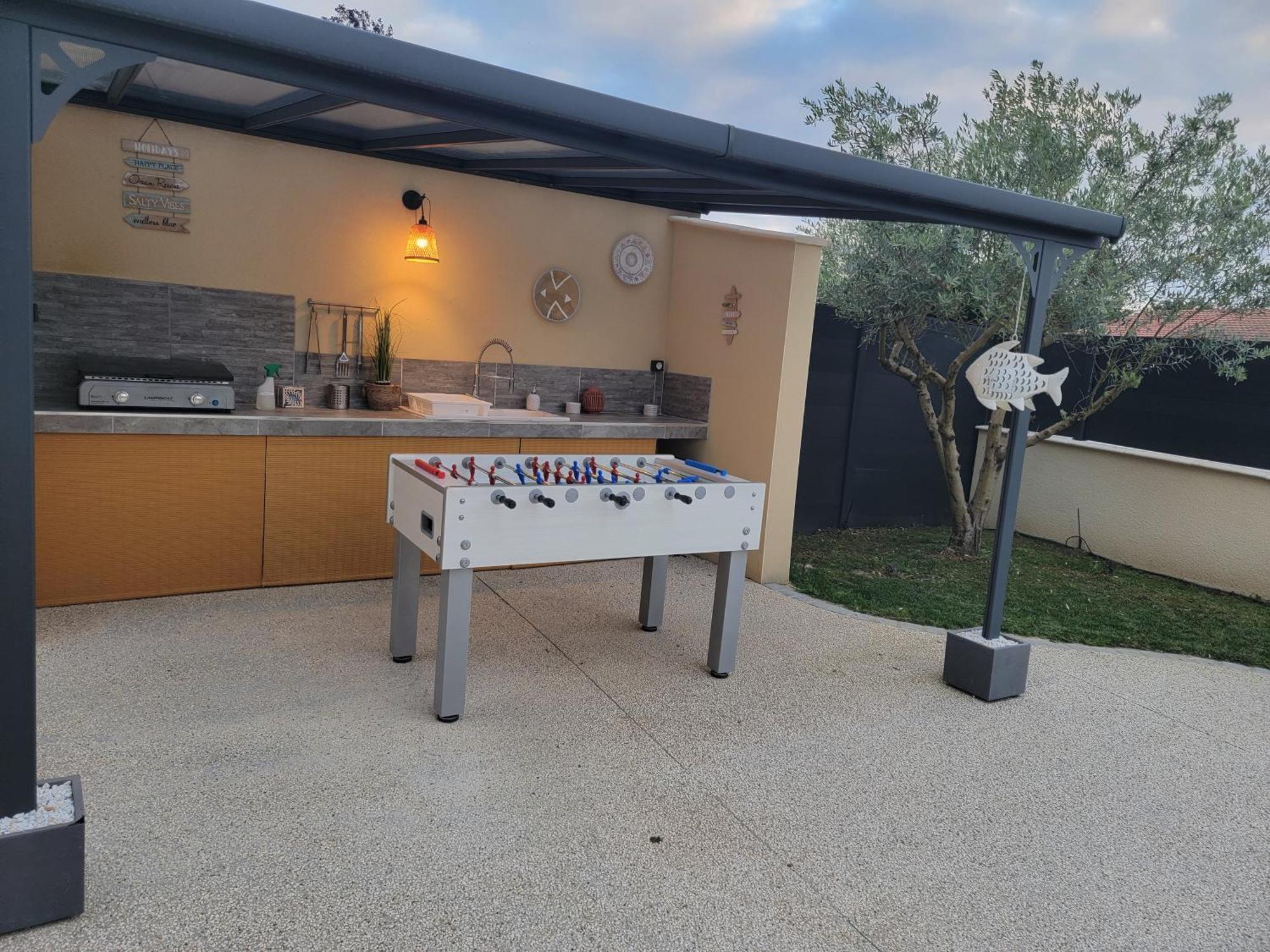 Villa Des Oliviers Sublime Villa Avec Piscine Chauffee Et Privee Et Baby Foot Bon-Encontre Экстерьер фото