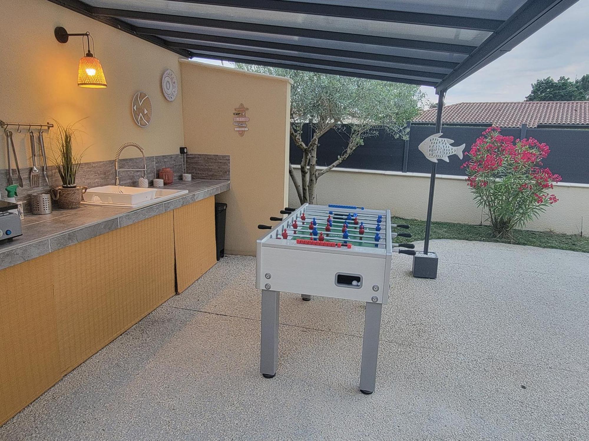 Villa Des Oliviers Sublime Villa Avec Piscine Chauffee Et Privee Et Baby Foot Bon-Encontre Экстерьер фото